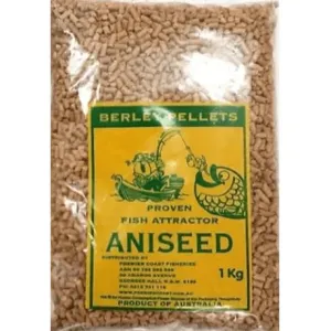 ICATCH Burley Aniseed Pellets Burley ISO fishing berley Pellet 1kg Bag