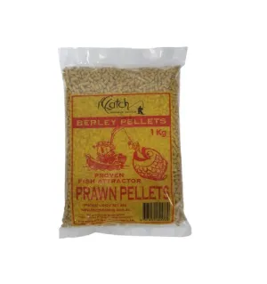 ICATCH Burley Prawn Pellets ISO Fishing Berley 1kg Bag