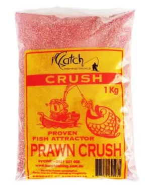 ICATCH Burley Red Prawn Crush ISO Fishing Berley 1kg Bag
