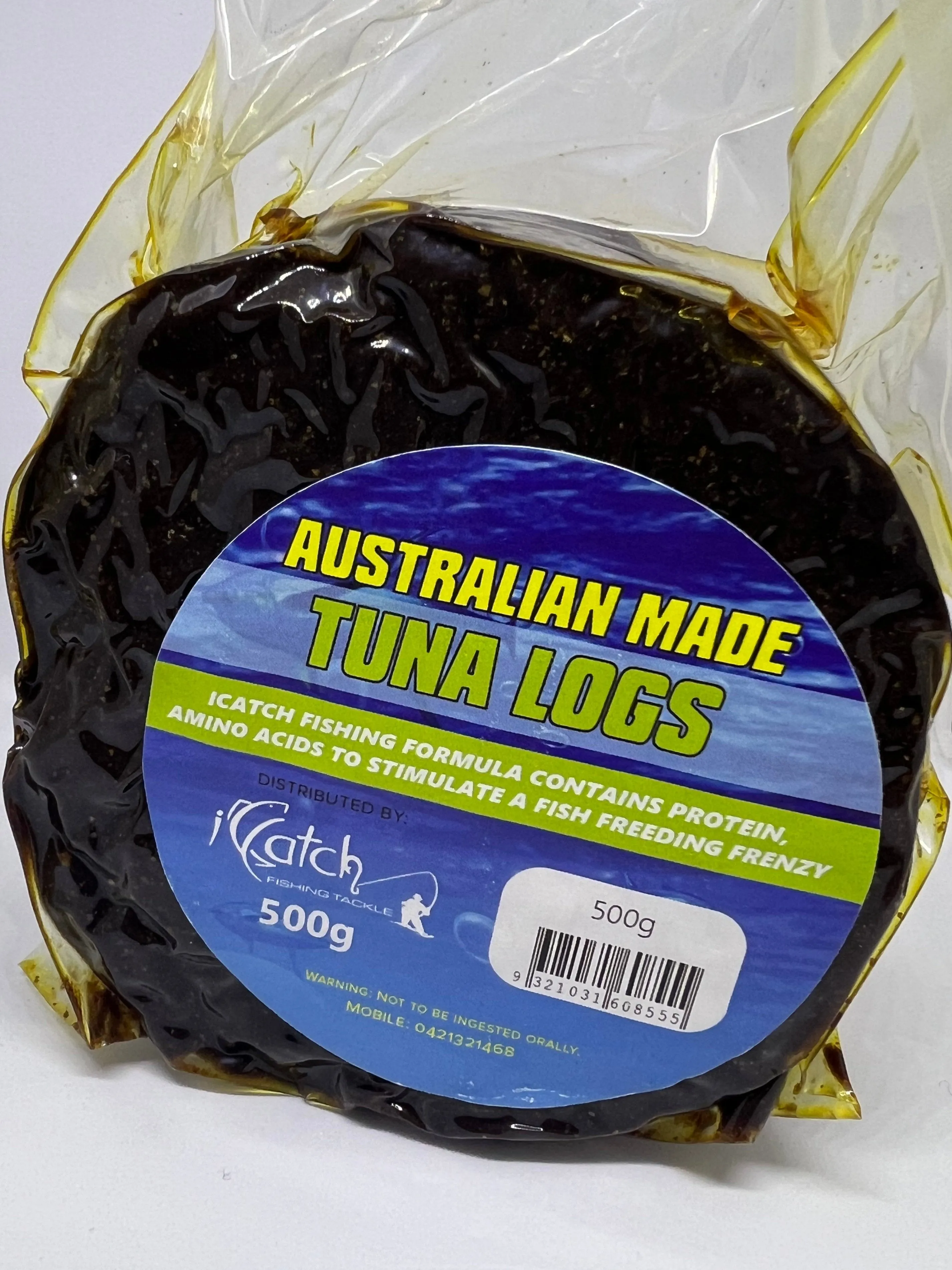 ICATCH Tuna Fishing Scent  Burley Logs   Bucket - 500g