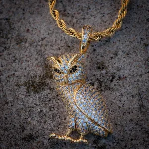 Iced Owl Necklace