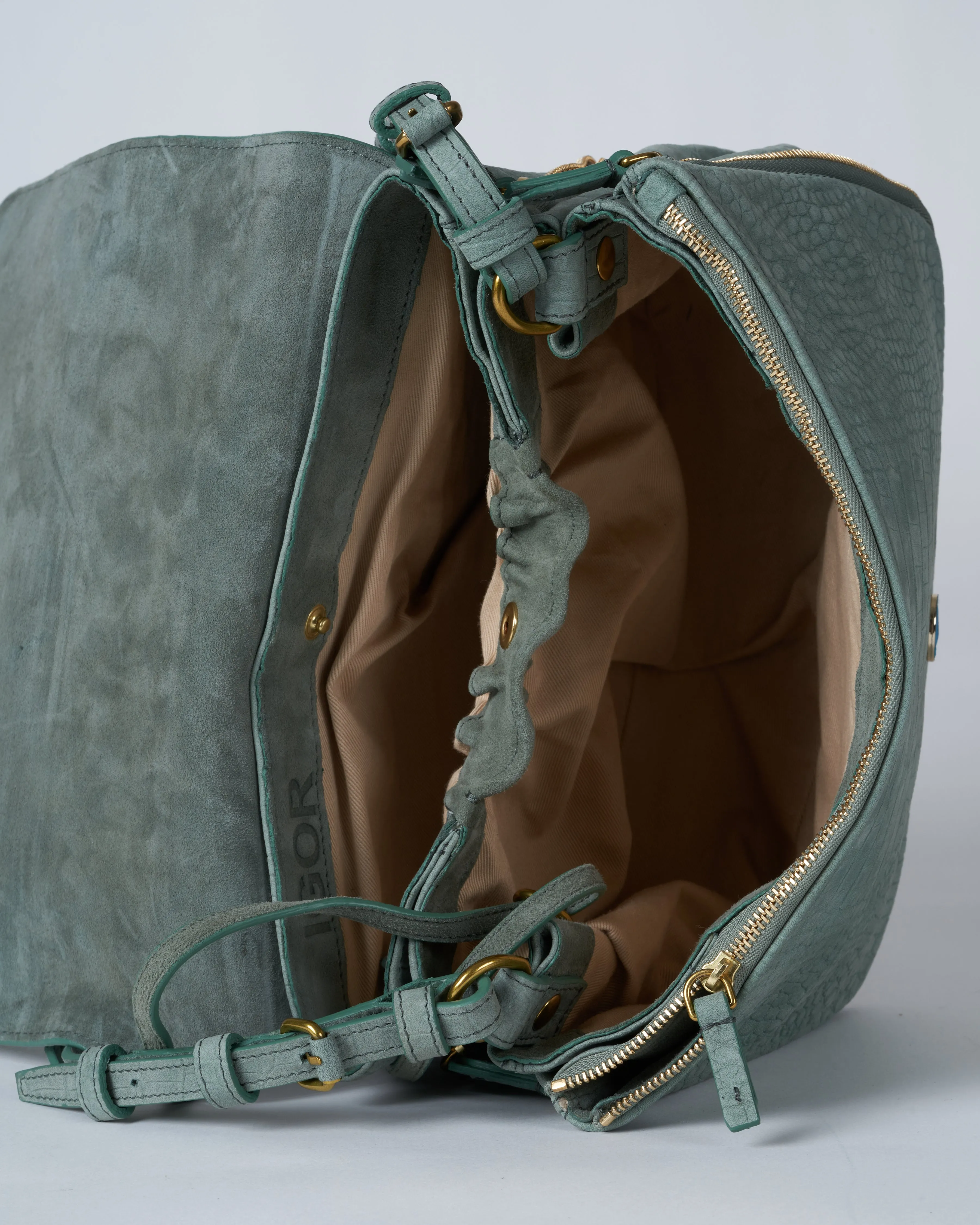igor bag - croco lichen