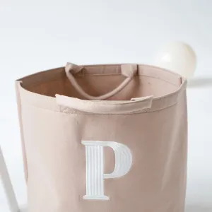 Intial Storage Bucket - Embroidered