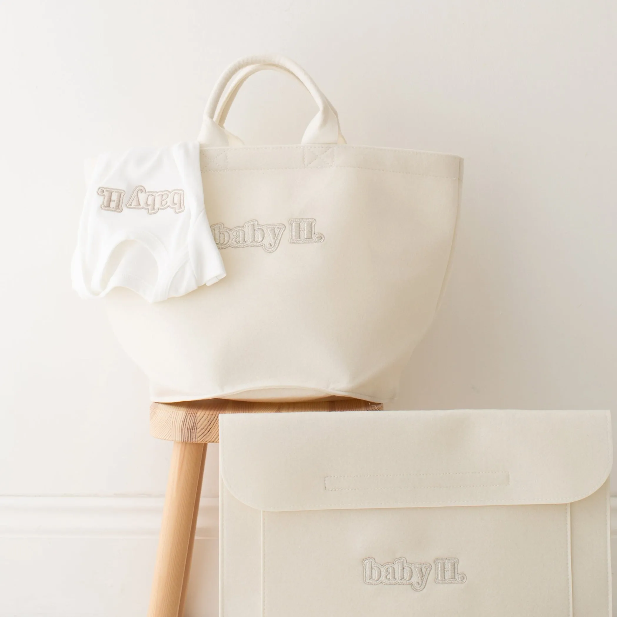 Intial Storage Bucket - Embroidered