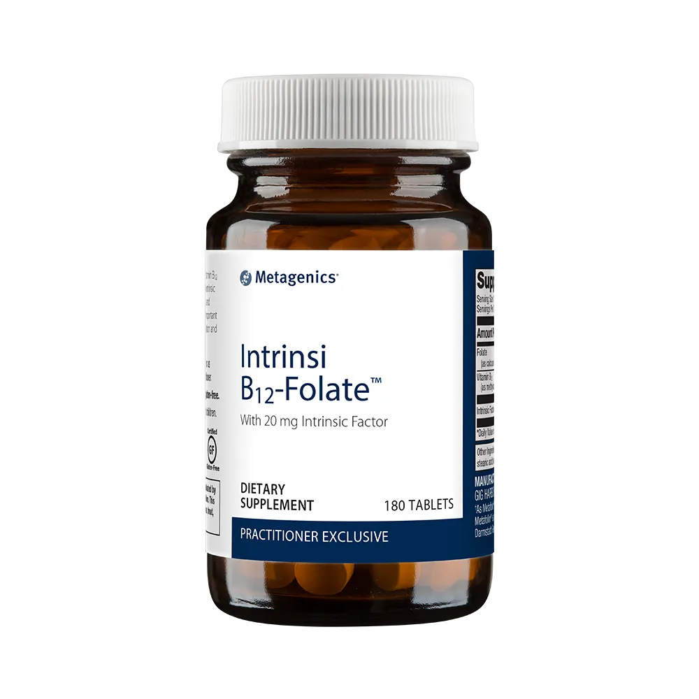 Intrinsi B12/Folate™ <br>With 20 mg Intrinsic Factor