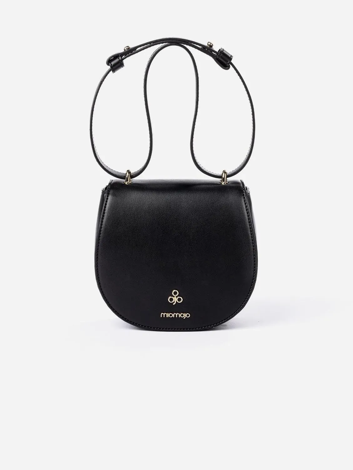 Iris Apple Leather Vegan Mini Bag | Black