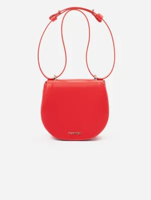 Iris Apple Leather Vegan Mini Bag | Red