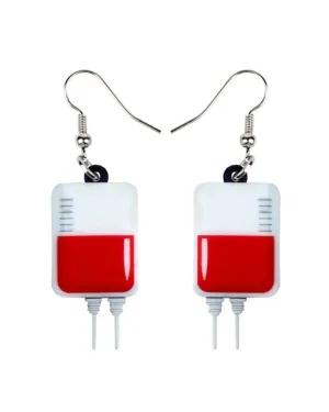 IV Drip Bag Earrings