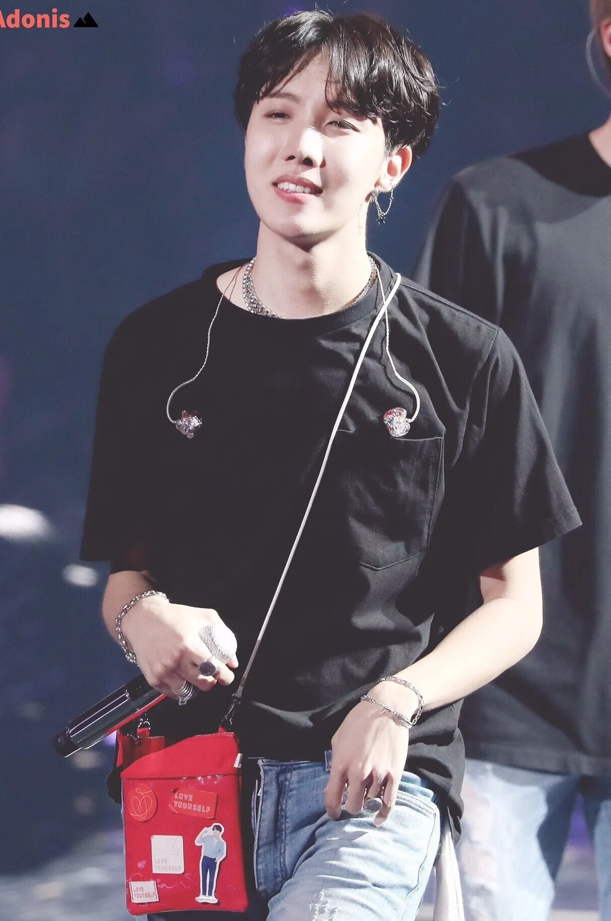 J-Hope style Red Messenger Tour Bag