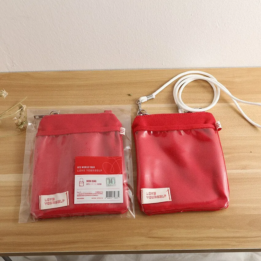 J-Hope style Red Messenger Tour Bag