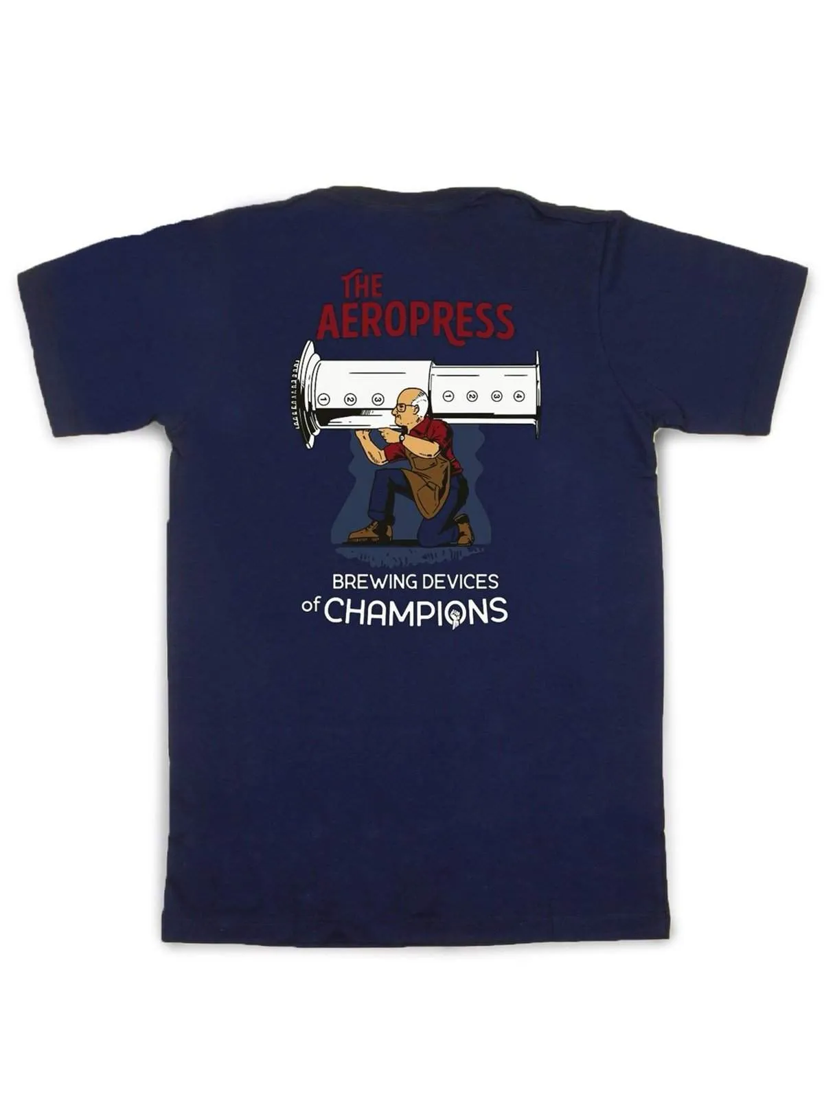 Jackhammer Aeropress Champions Tee Navy