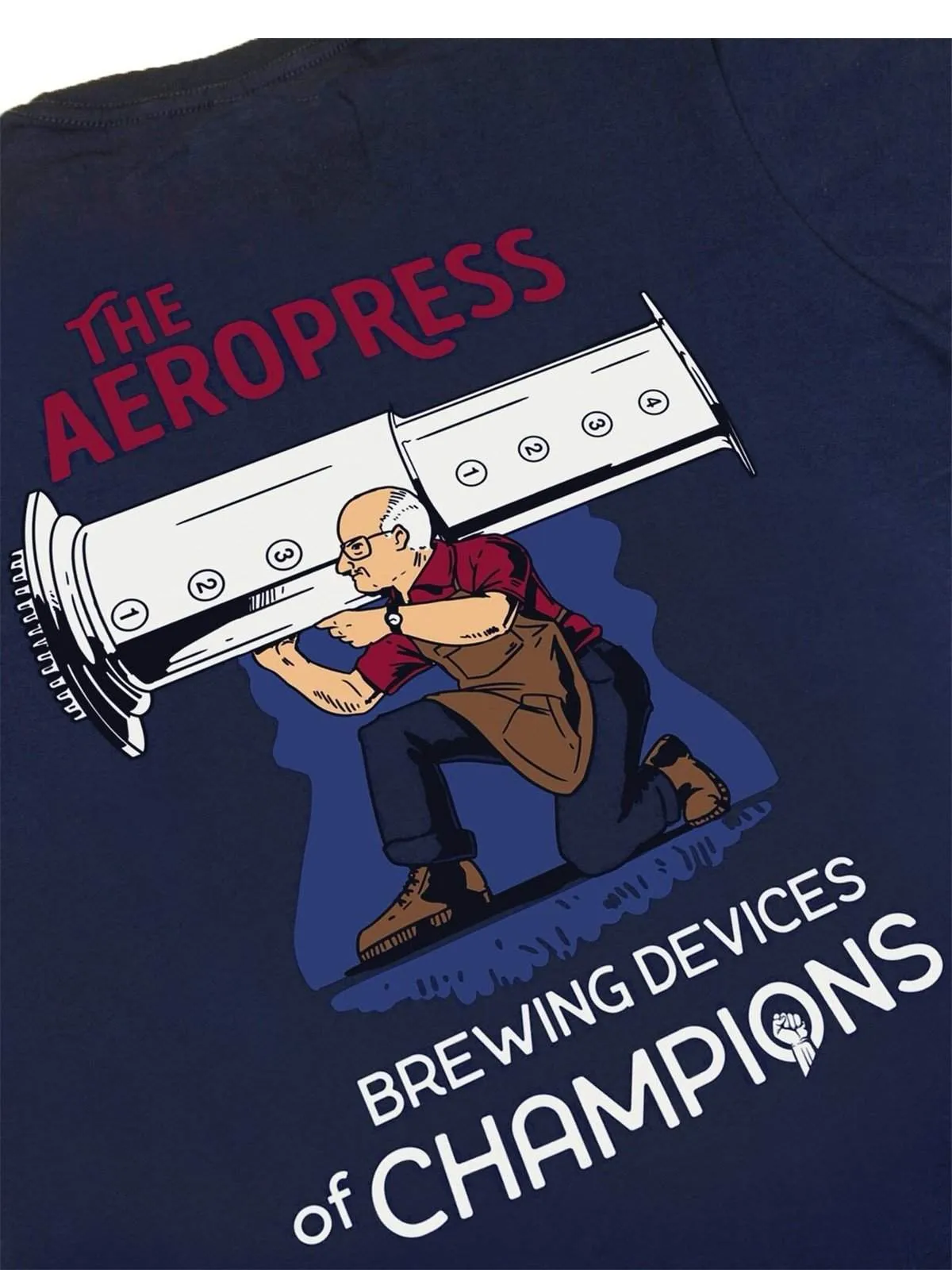 Jackhammer Aeropress Champions Tee Navy