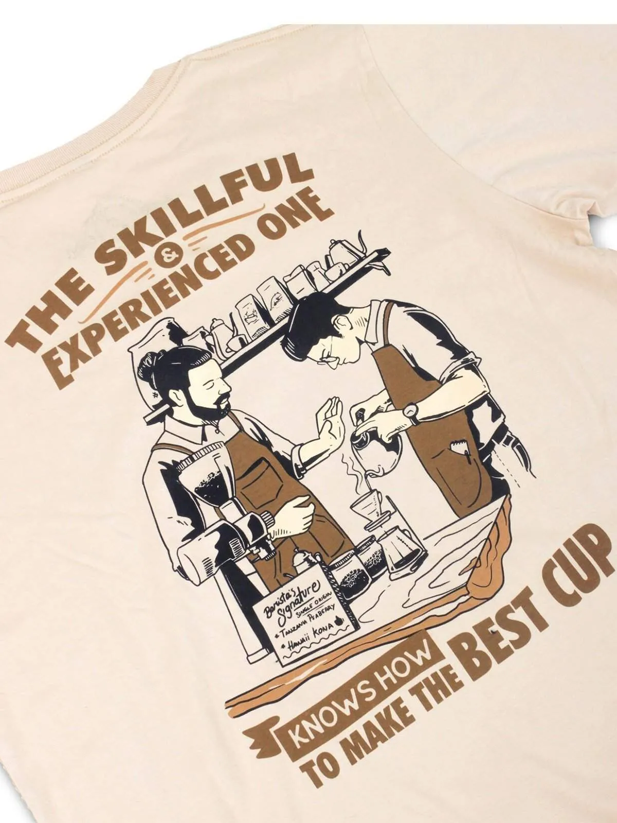 Jackhammer Barista Apprentice Tee Cream