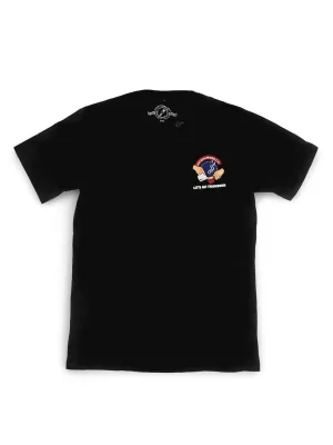 Jackhammer Latte Art Tee Black