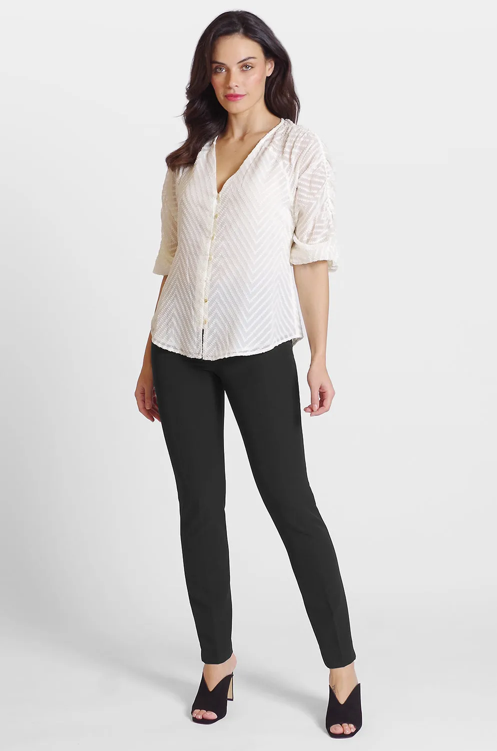 Jasmine Pant - Castle Stretch: FINAL SALE