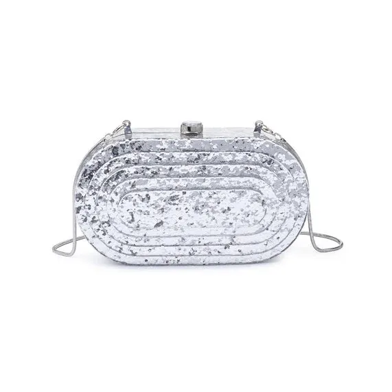 Jimberly acrylic evening bag: Silver