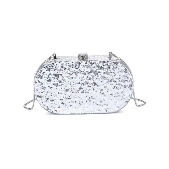 Jimberly acrylic evening bag: Silver