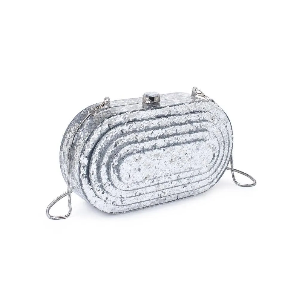 Jimberly acrylic evening bag: Silver