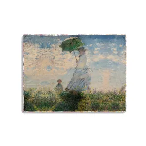 Johnny Was Parasol Travel Blanket Claude Monet Reversible Green Home Lounge NEW