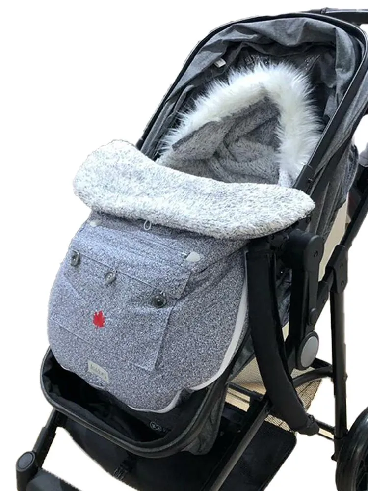 Juddlies - Infant Push Chair & Car Seat Bag   - Salt & Pepper Grey 0-12 Months
