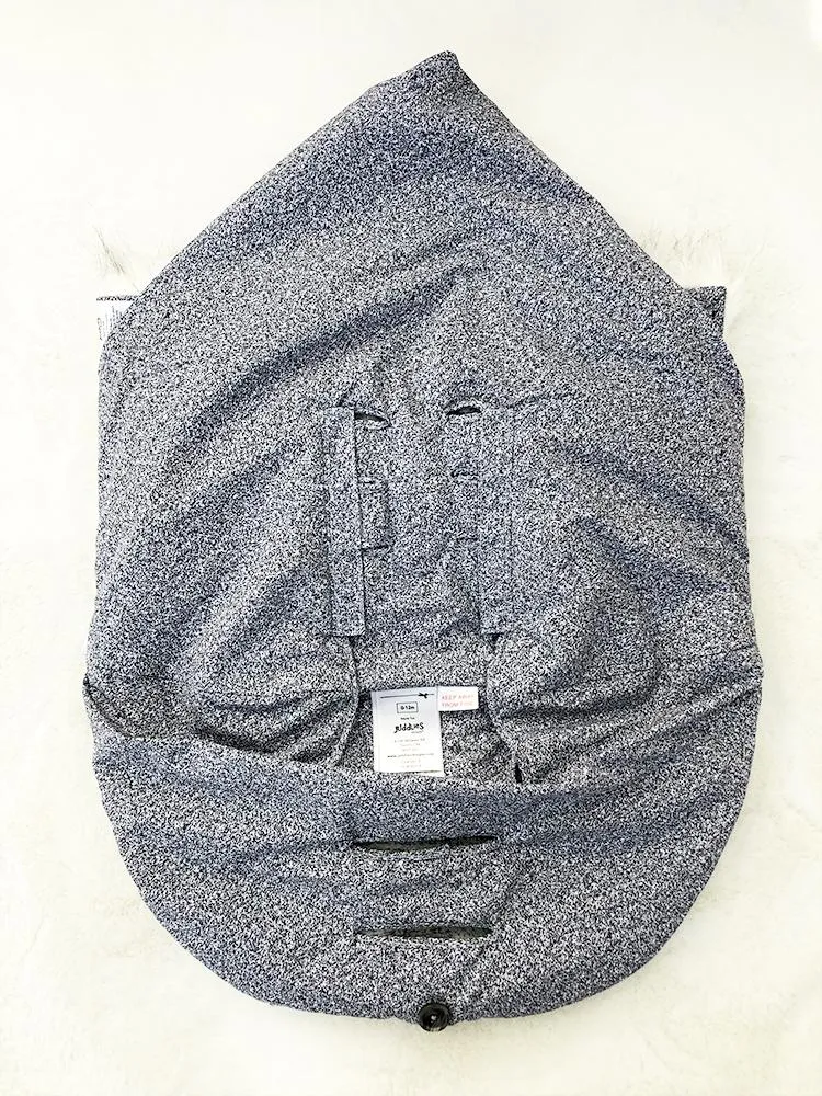 Juddlies - Infant Push Chair & Car Seat Bag   - Salt & Pepper Grey 0-12 Months