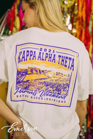 Kappa Alpha Theta Parents Weekend Tee