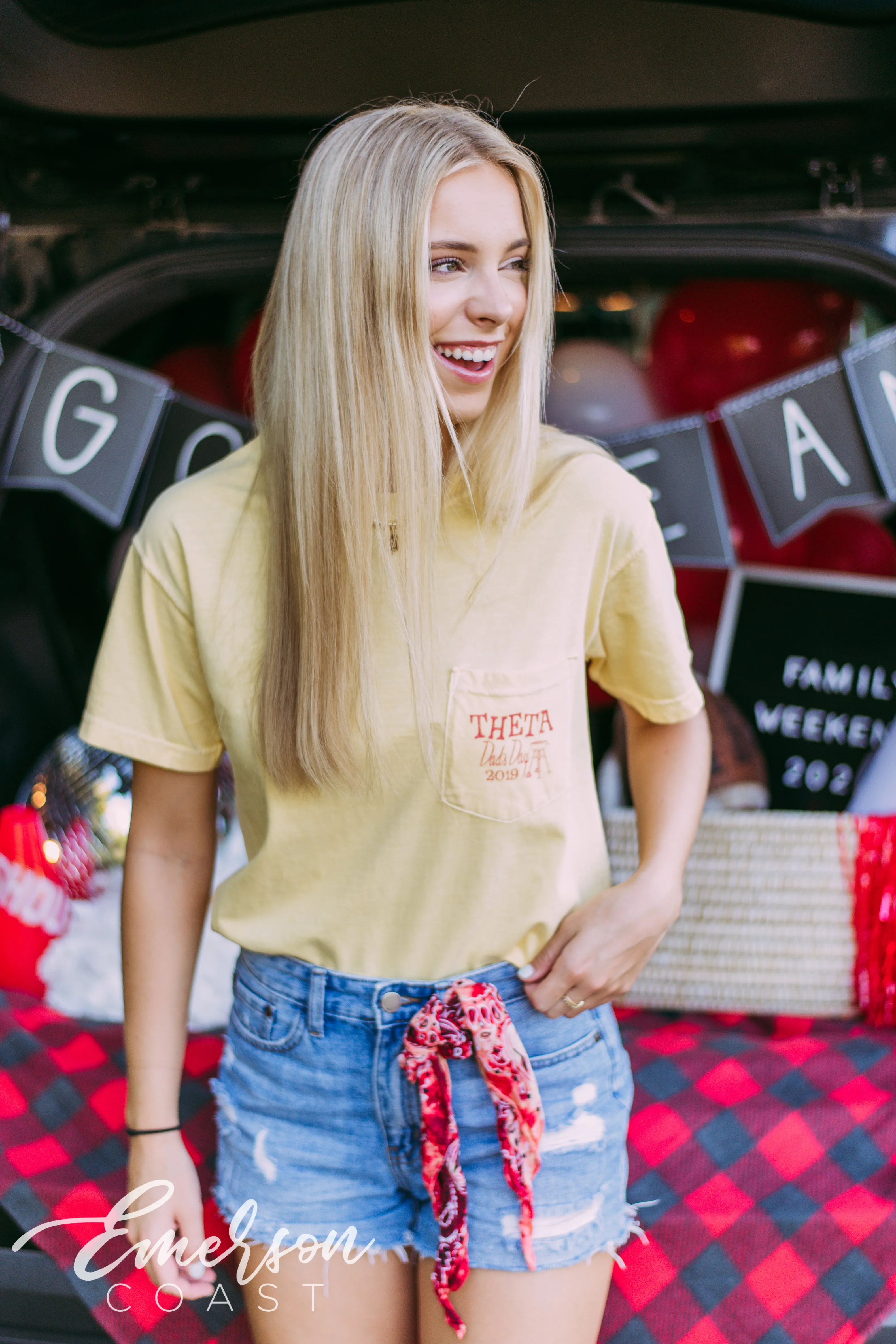 Kappa Alpha Theta Raised By The Best Dads Day Tee