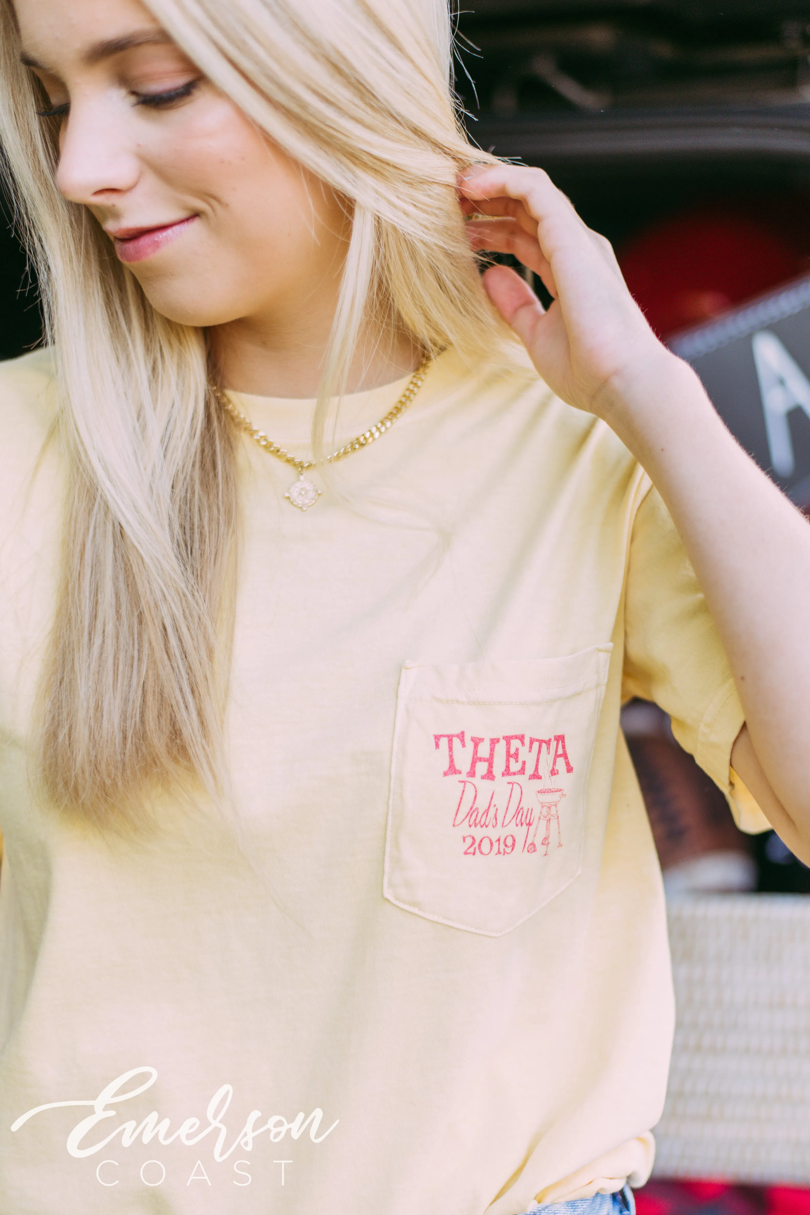 Kappa Alpha Theta Raised By The Best Dads Day Tee