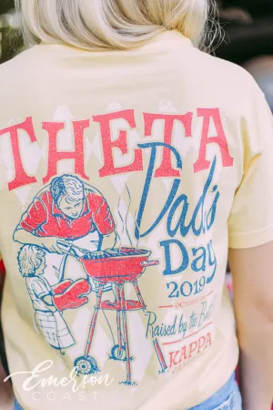 Kappa Alpha Theta Raised By The Best Dads Day Tee