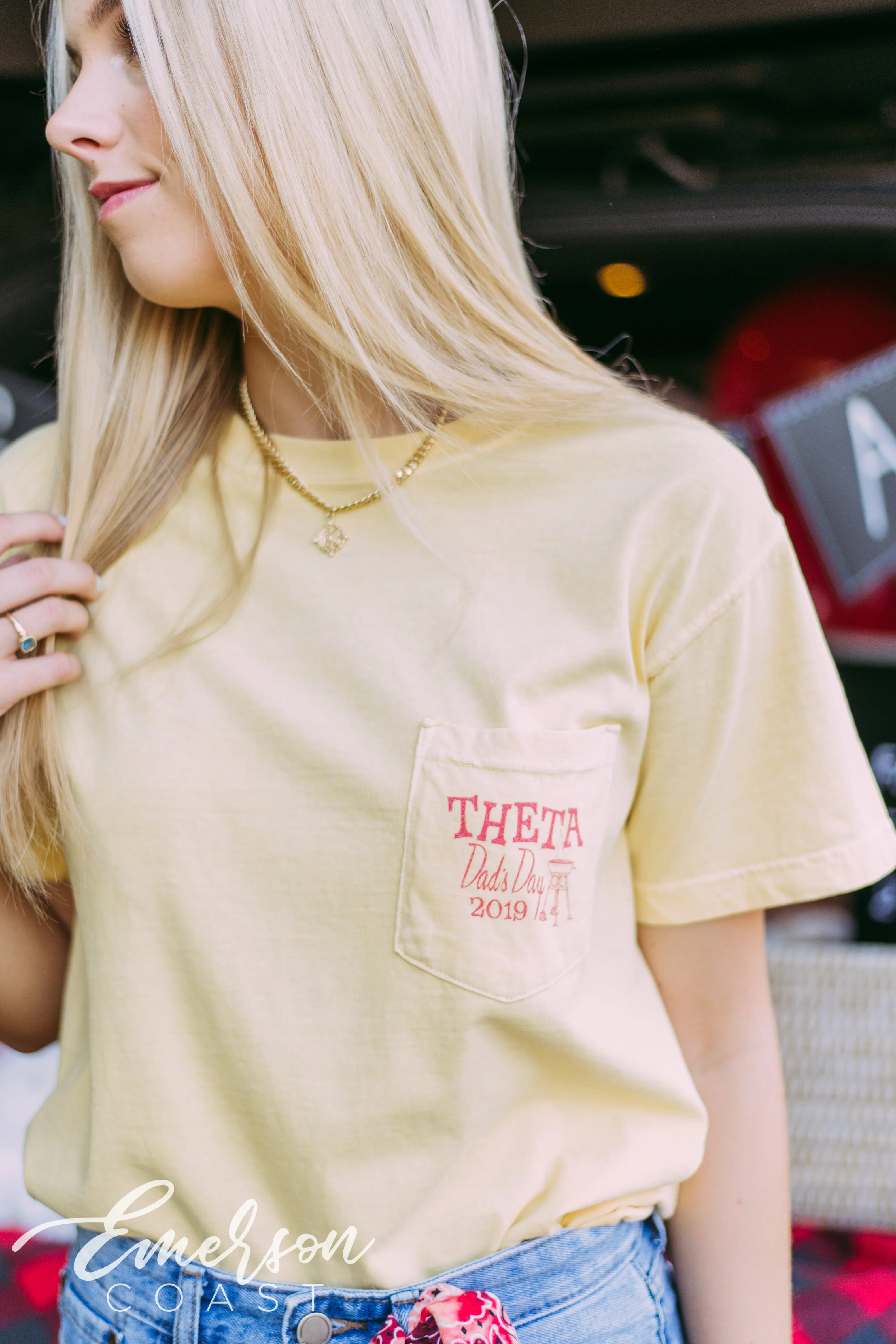Kappa Alpha Theta Raised By The Best Dads Day Tee