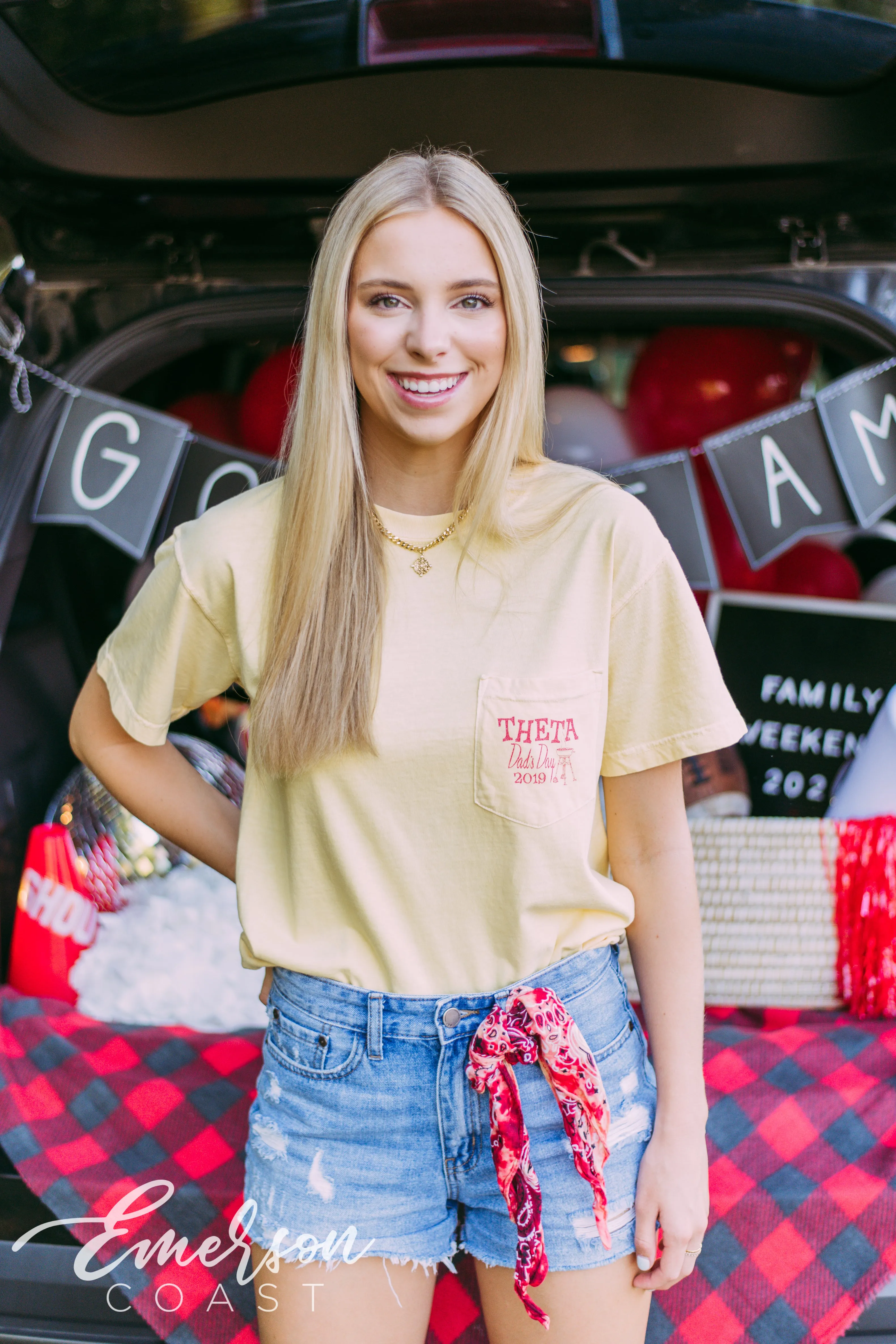 Kappa Alpha Theta Raised By The Best Dads Day Tee