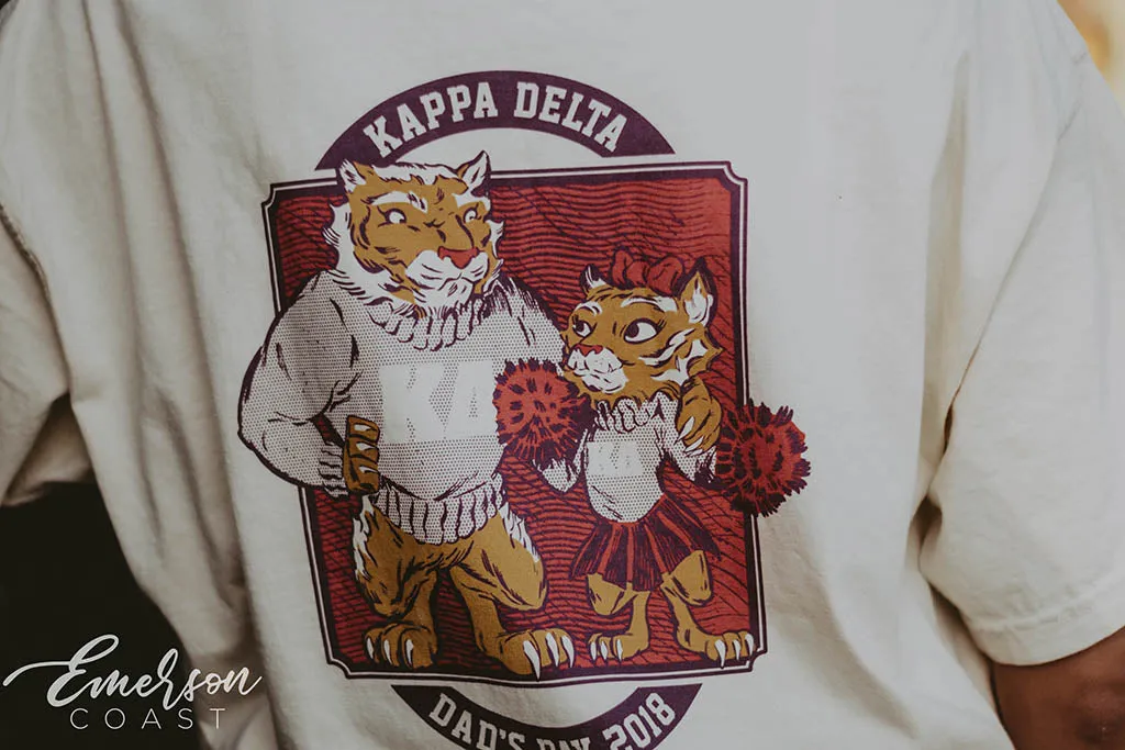 Kappa Delta Dad's Day Mascot Tee