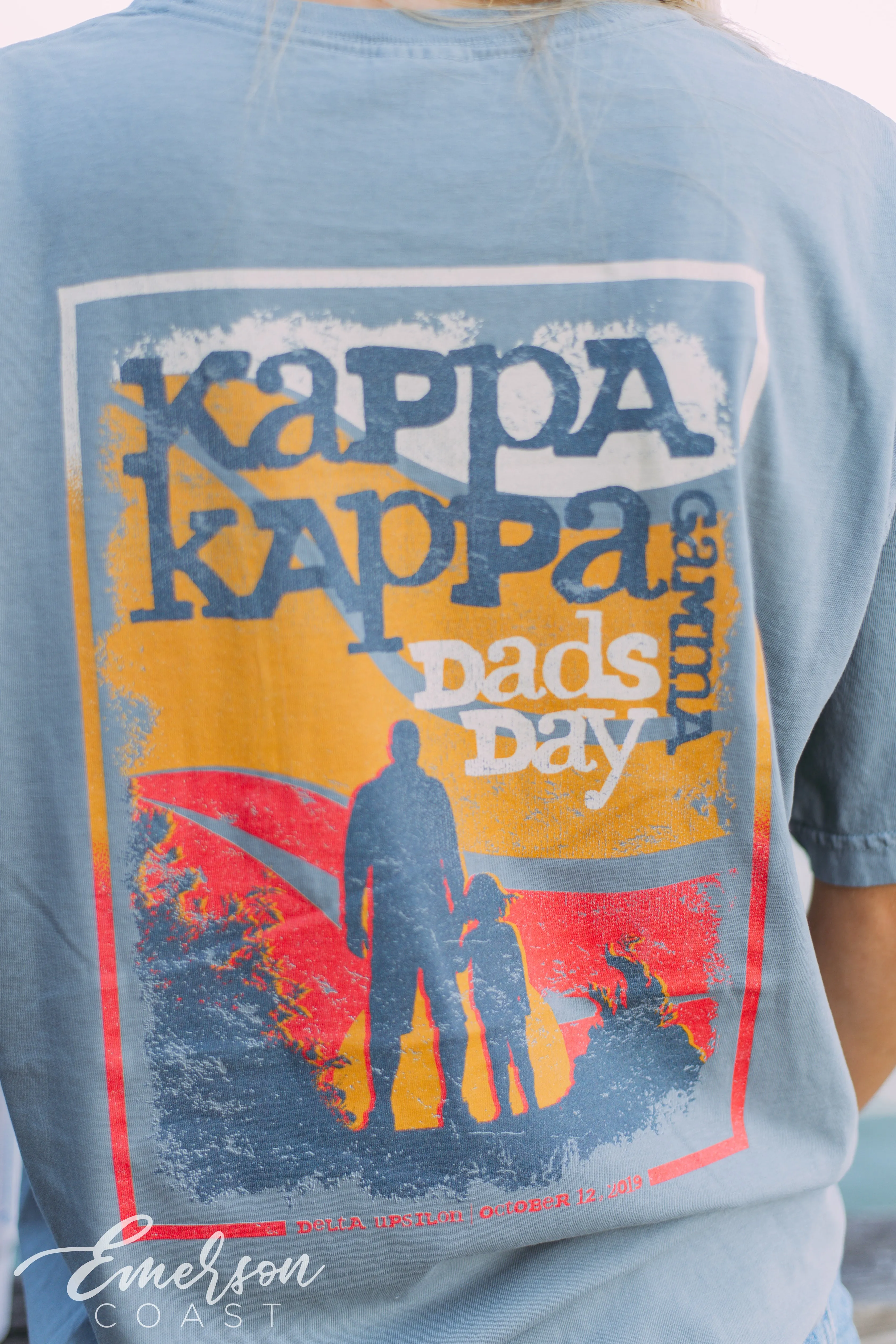 Kappa Kappa Gamma Dad's Day Sunset Tee