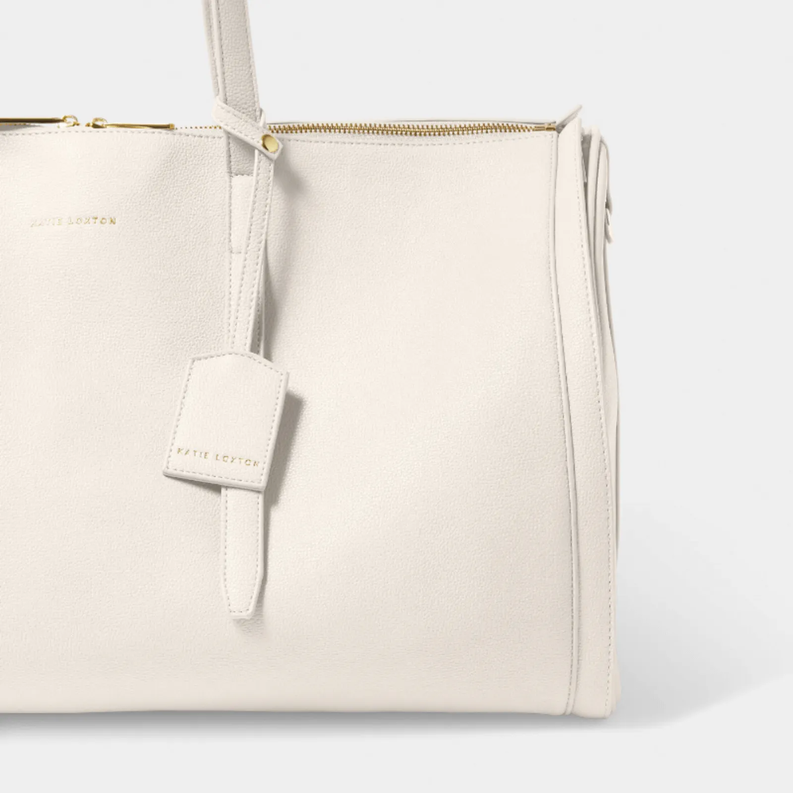 Katie Loxton Fold Out Garment Weekend Bag - Off White
