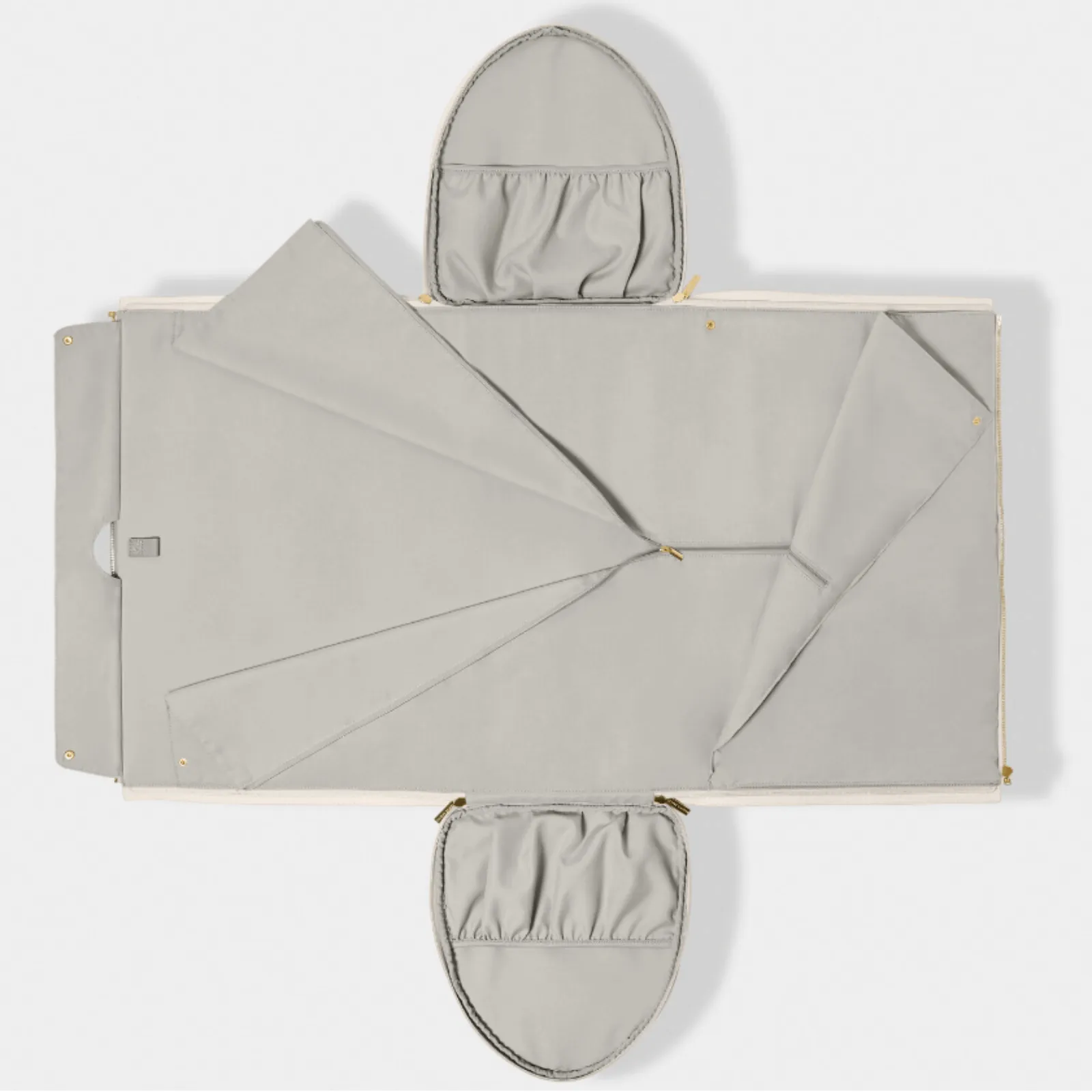 Katie Loxton Fold Out Garment Weekend Bag - Off White