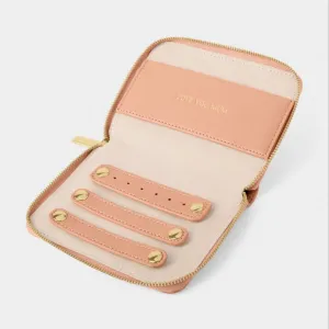 Katie Loxton Peony Blush Love You Mum Slim Jewellery Case