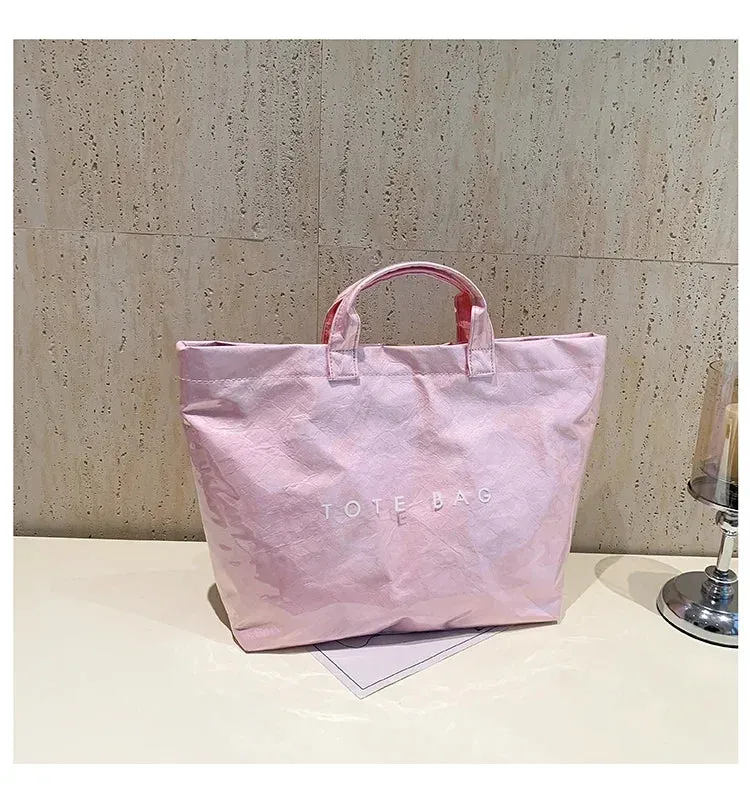 Kawaii Chic Clear Tote Bag 🌈✨ | Stylish & Spacious Velcro Handbag for Women 👜💕 | Perfect for Casual Outings!