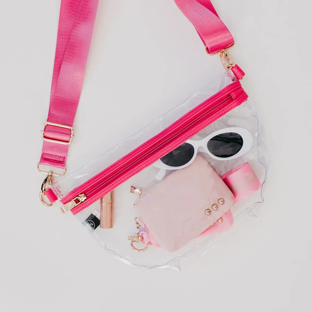 Kehlani Clear Stadium Bum Bag by Pretty Simple