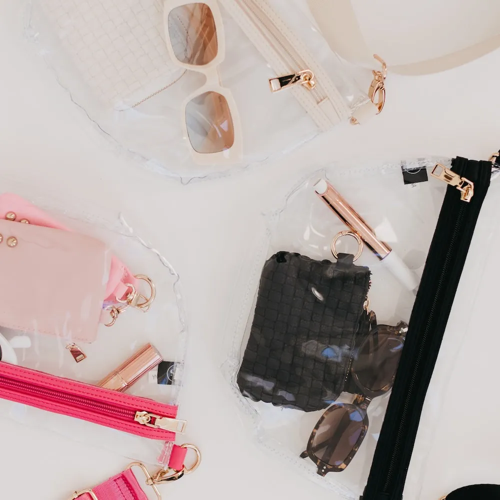 Kehlani Clear Stadium Bum Bag by Pretty Simple