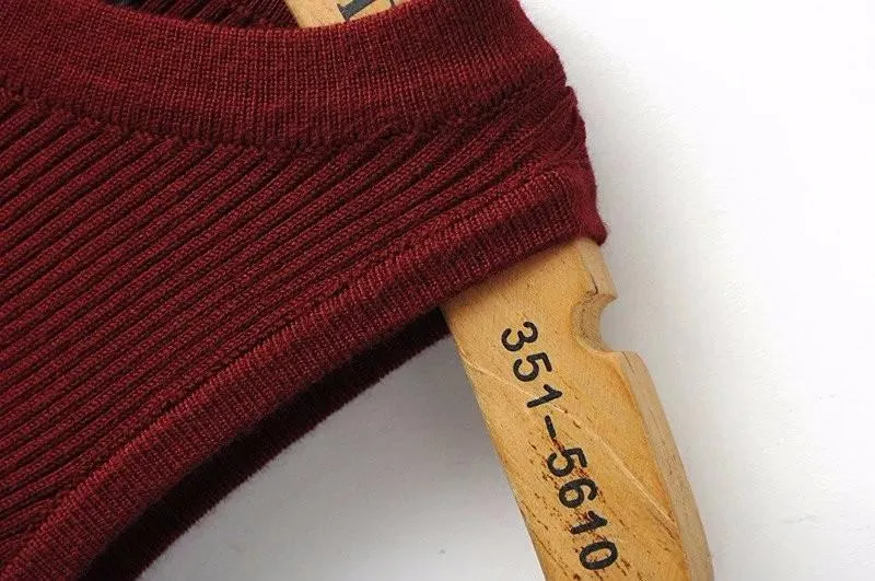 Knitted Off Shoulder Sweater