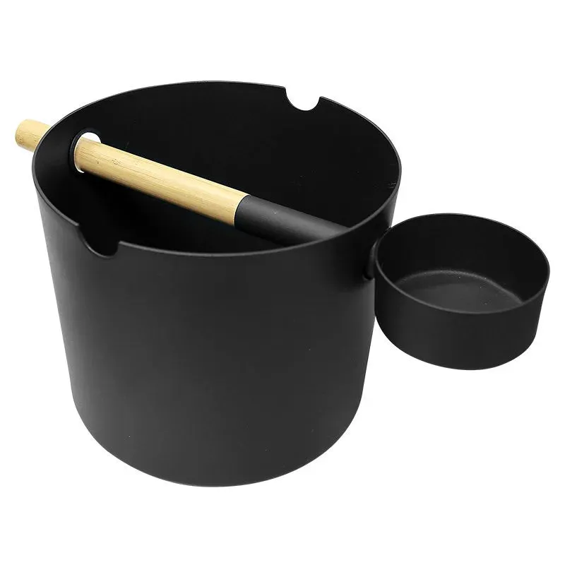 KOLO Sauna Bucket and Ladle, black
