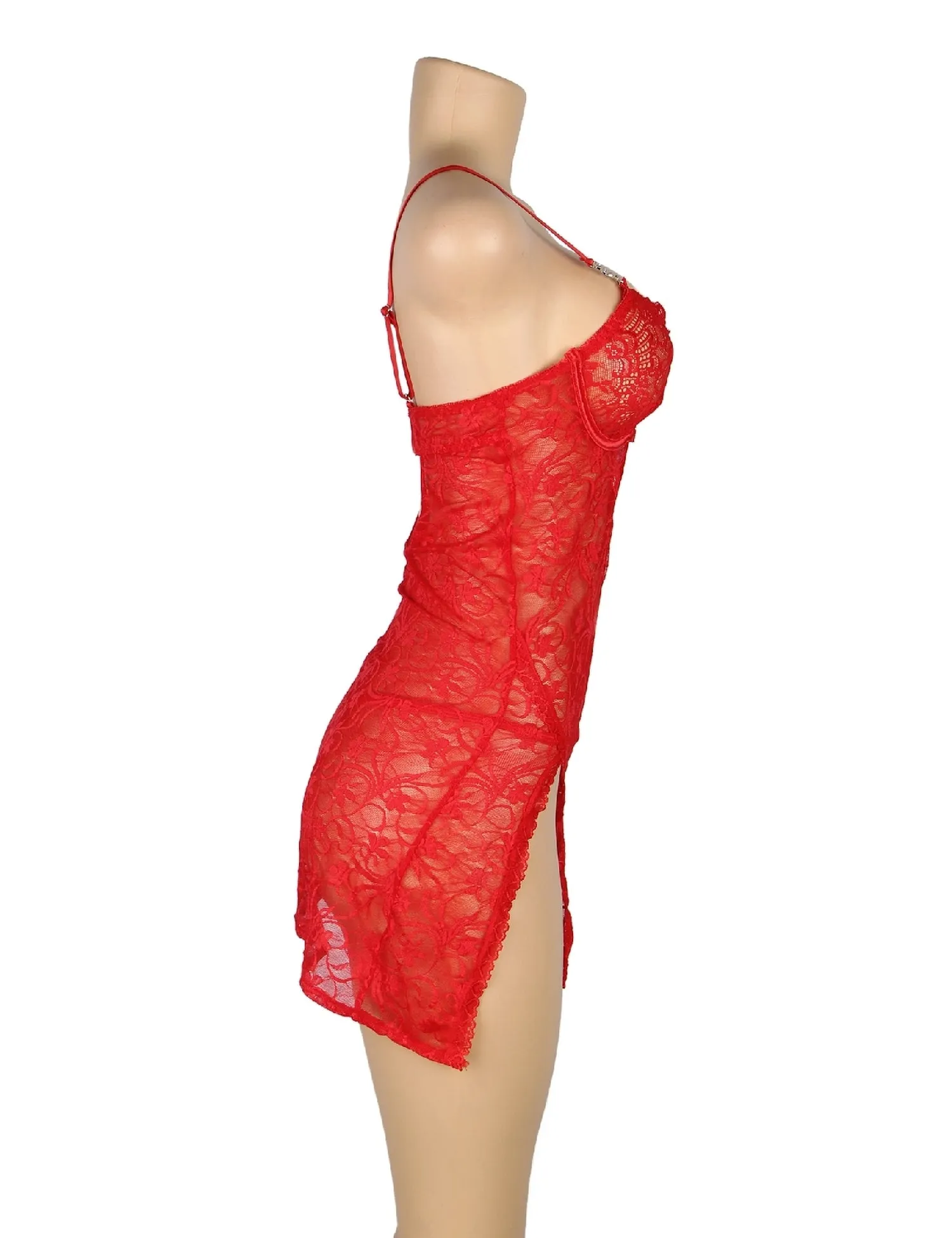 Lace With Underwire Adjustable Straps Babydoll Egypt Lingerie