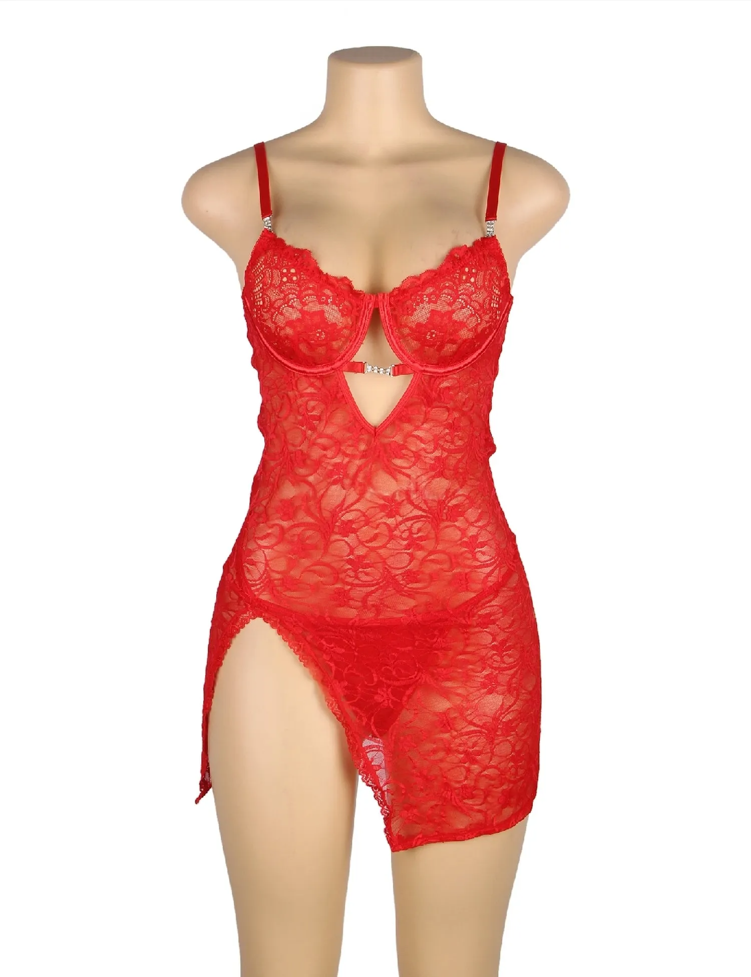 Lace With Underwire Adjustable Straps Babydoll Egypt Lingerie