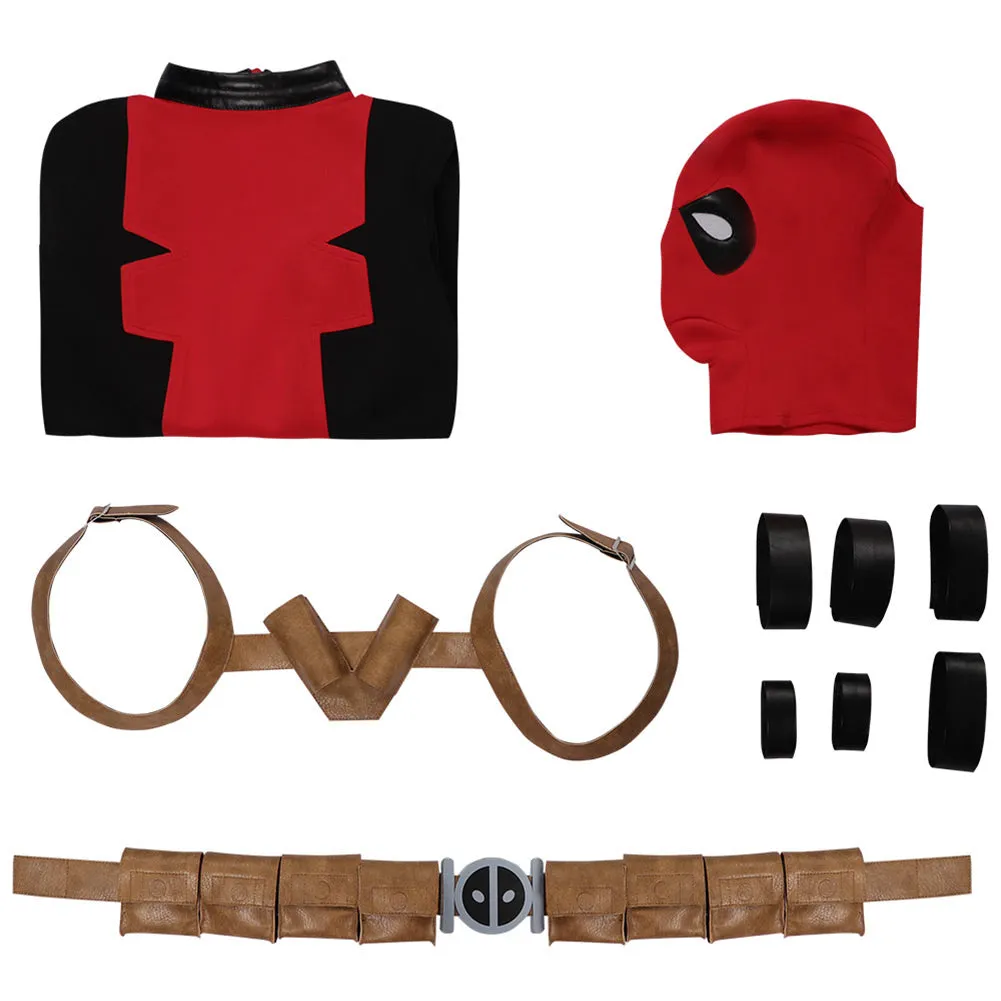 Lady Deadpool Wanda Wilson Cosplay Costume Outfits Halloween Carnival Suit