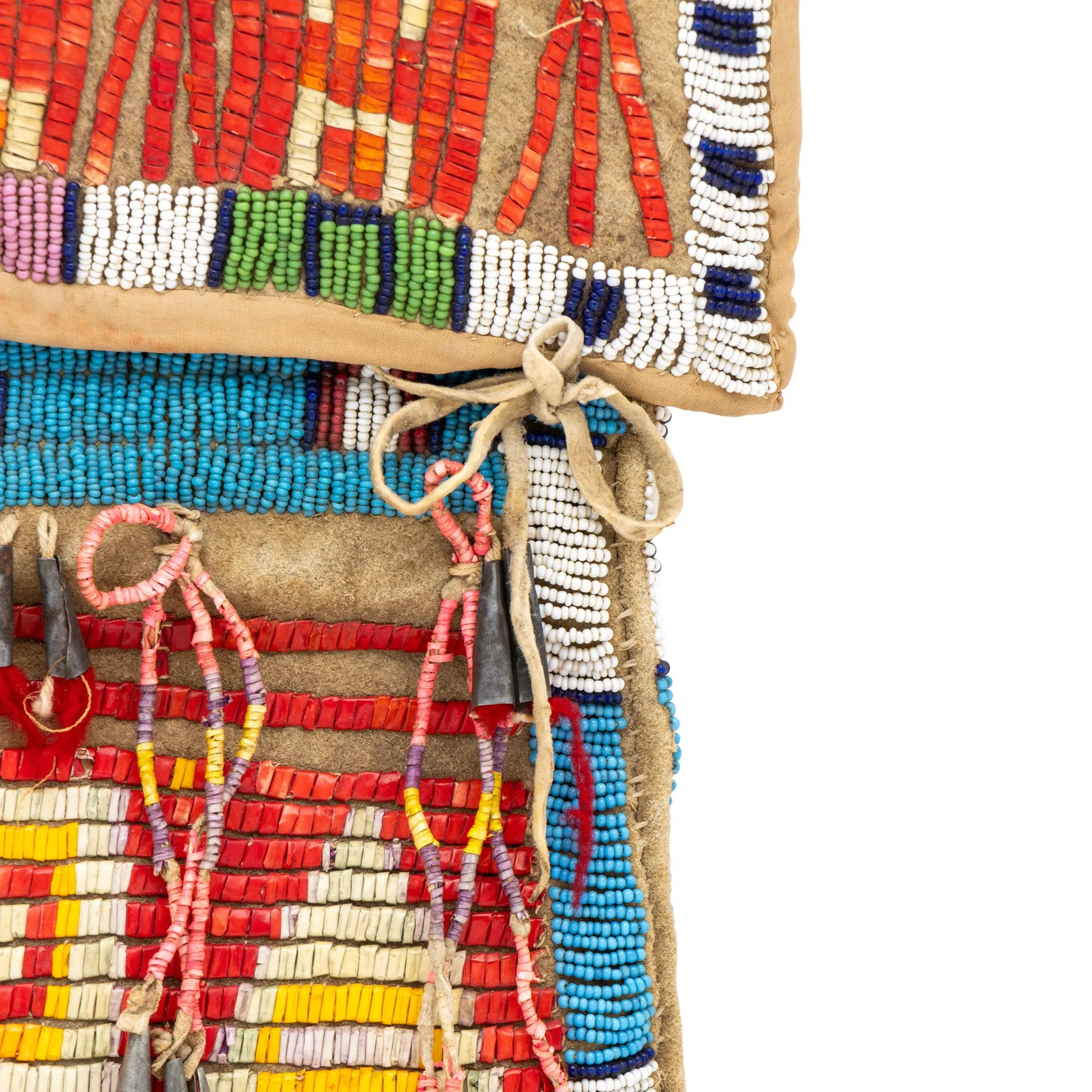 Lakota Quilled Mirror Bag