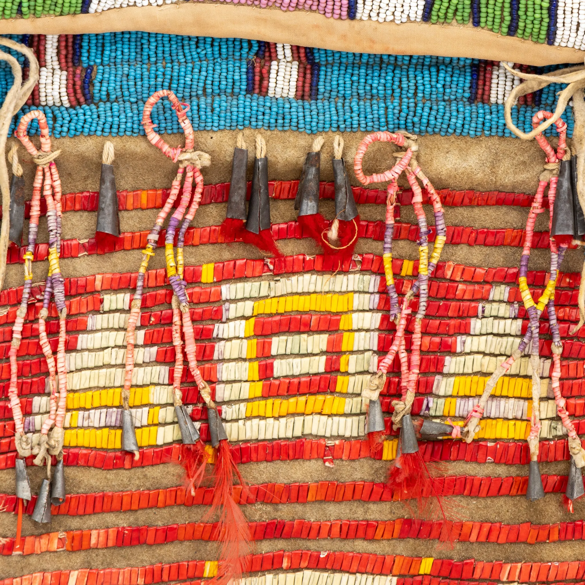 Lakota Quilled Mirror Bag