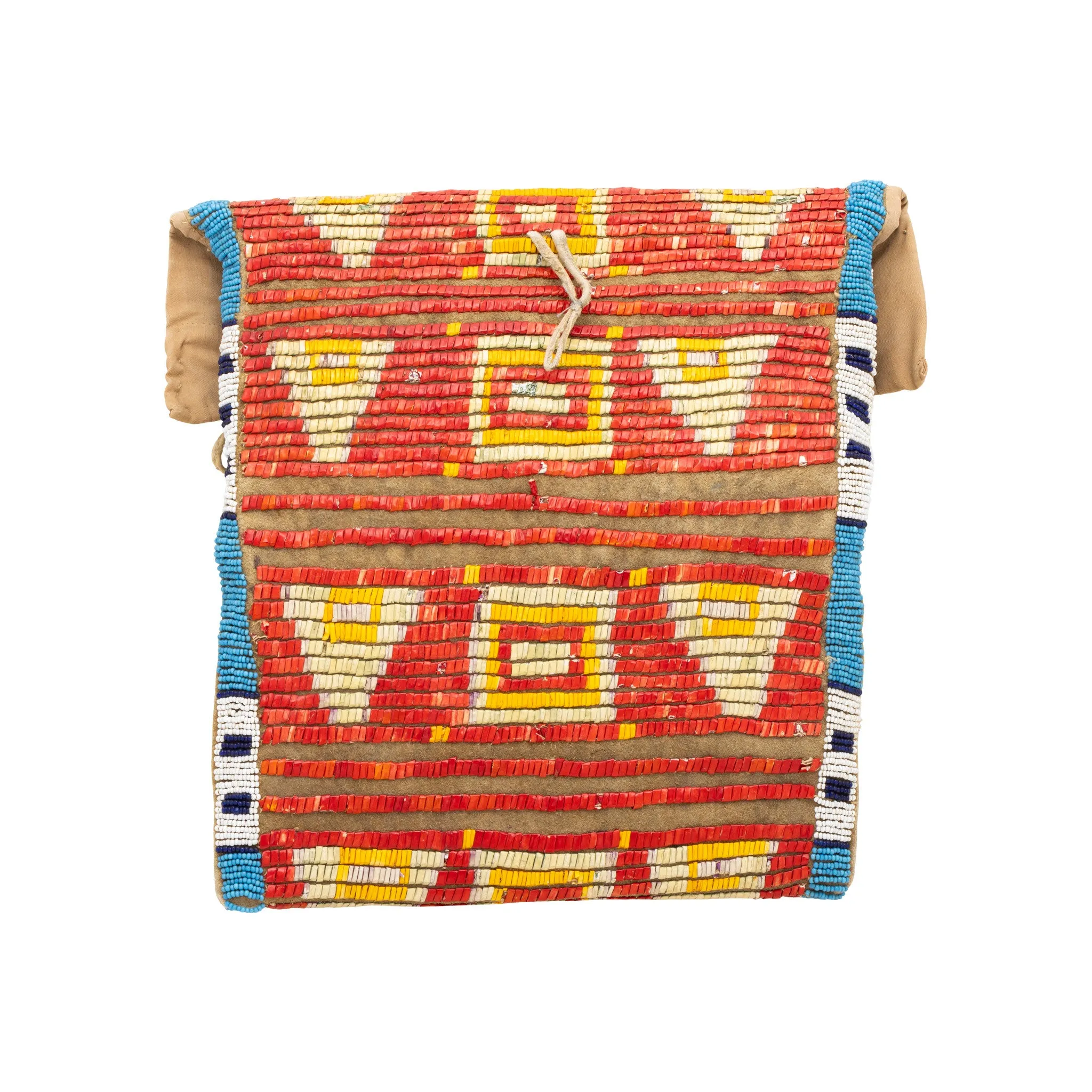 Lakota Quilled Mirror Bag