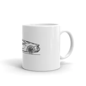 Lamborghini Aventador S Silhouette Mug