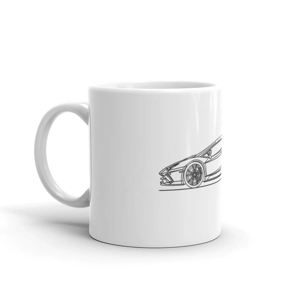 Lamborghini Aventador S Silhouette Mug