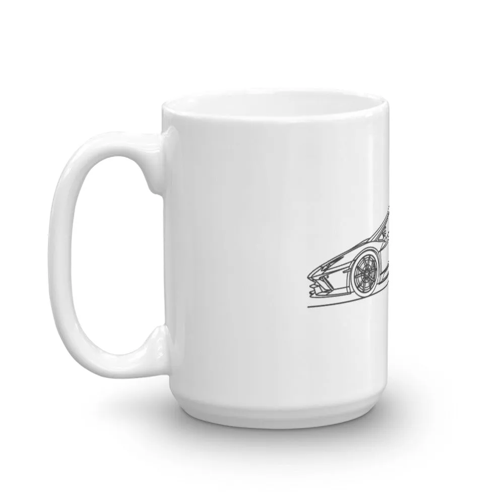 Lamborghini Aventador S Silhouette Mug